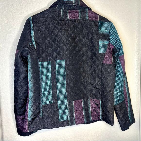 Erin London Vintage Windbreaker Jacket‎ sz M - Picture 2 of 5